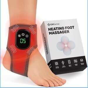 EMSense Triple Therapy Foot Massager | 3 in 1 Cordless & Portable Massager